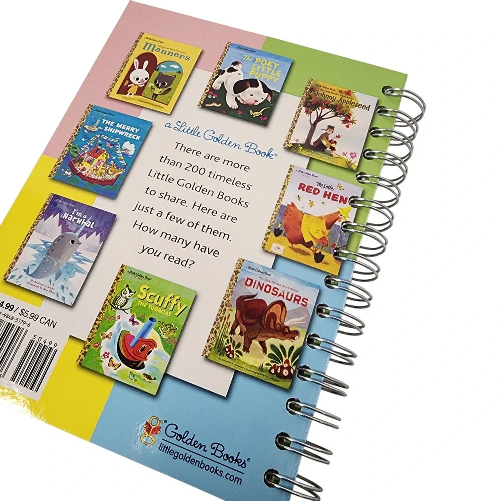 Little Golden Book The Tale of Paul Bunyan Spiral Bound Notebook‎ Journal